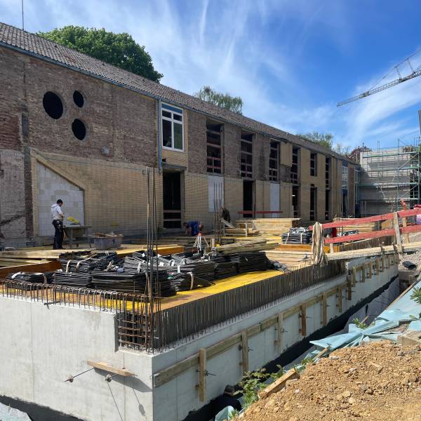Rohbaustart für den Bauteil B in Wuppertal